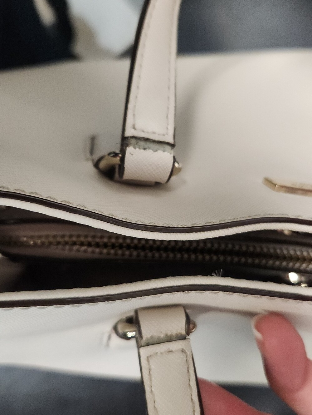 Kate Spade Laurel Way Evangelie Satchel - Almond (Flaws) - Picture 13 of 13